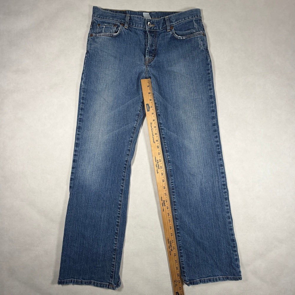 Lucky Brand Easy Rider Jeans Womens 10/30 Straight Leg Button Fly Made in USA - Picture 6 of 11